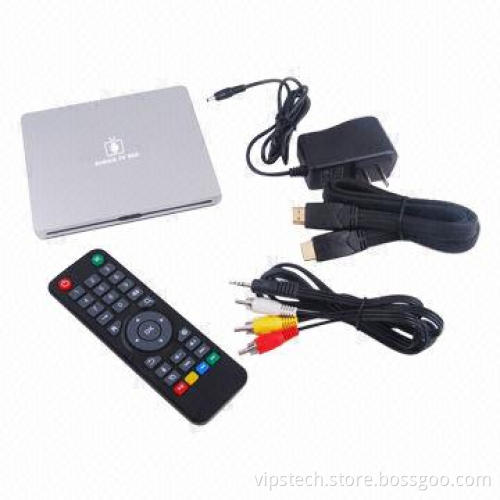 Android-based TV set-top box with 10/100M network port, connect USB device externally